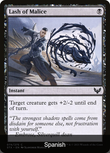 Lash of Malice [Spanish]