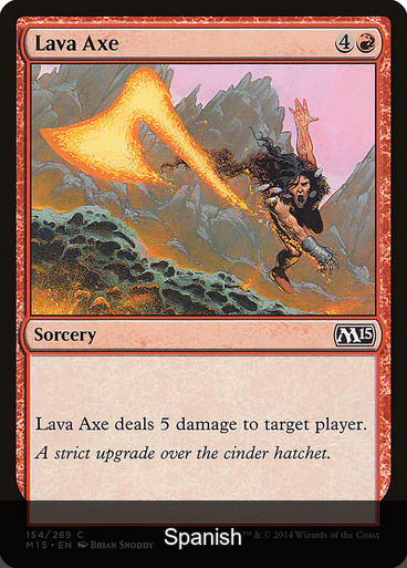 Lava Axe [Spanish]