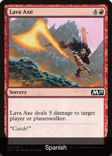 Lava Axe [Spanish]