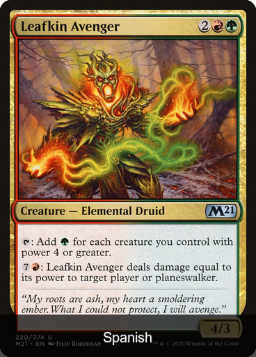 Leafkin Avenger [Spanish]