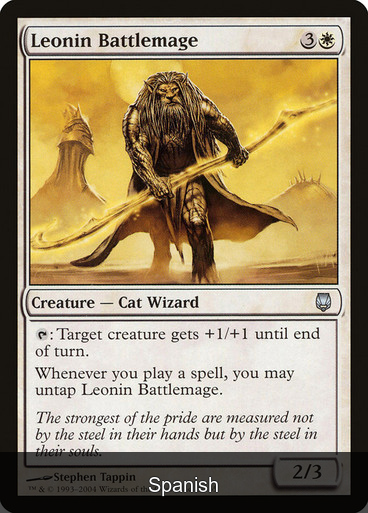 Leonin Battlemage [Spanish]