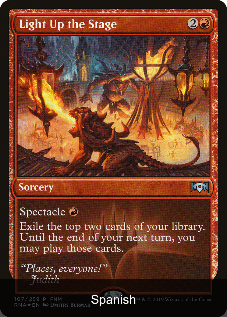 Light Up the Stage Foil [Spanish]