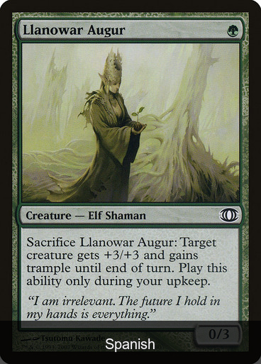 Llanowar Augur [Spanish]