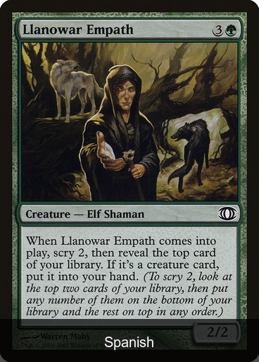 Llanowar Empath [Spanish]