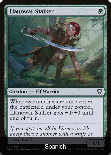 Llanowar Stalker [Spanish]