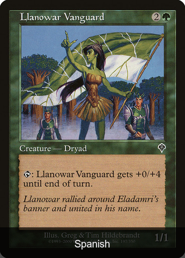 Llanowar Vanguard [Spanish]