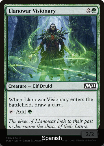 Llanowar Visionary [Spanish]