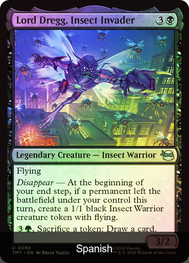 Lord Dregg, Insect Invader Foil [Spanish]