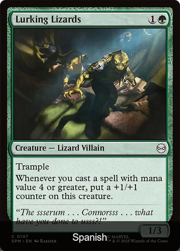 Lurking Lizards [Spanish]