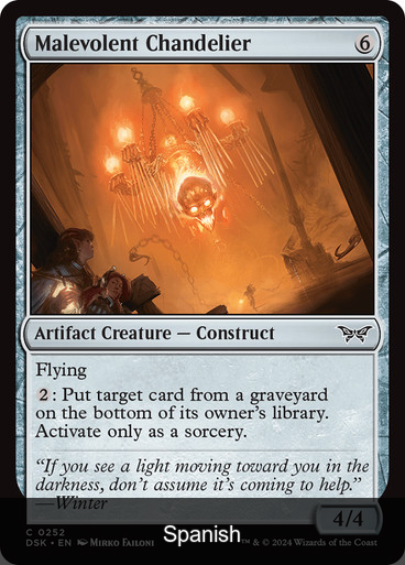 Malevolent Chandelier [Spanish]