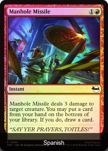 Manhole Missile Foil [Spanish]