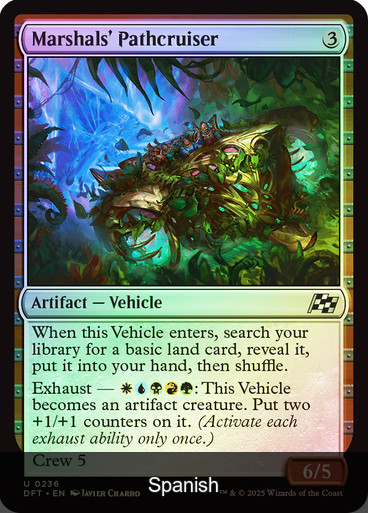 Marshals' Pathcruiser Foil [Spanish]