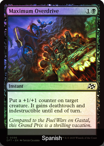 Maximum Overdrive Foil [Spanish]