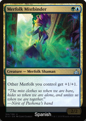 Merfolk Mistbinder [Spanish]