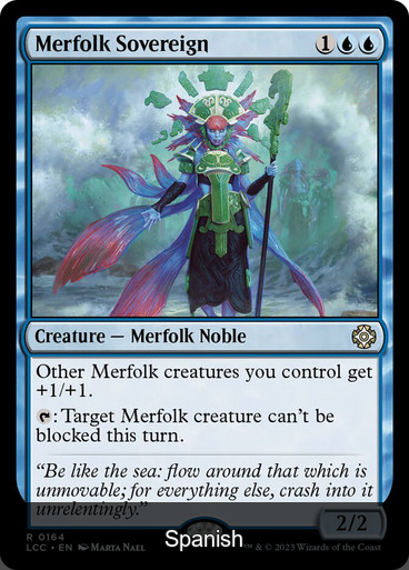 Merfolk Sovereign [Spanish]