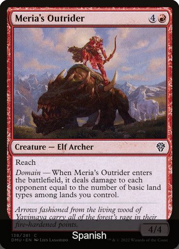 Meria's Outrider [Spanish]