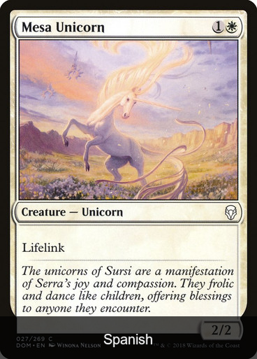 Mesa Unicorn [Spanish]
