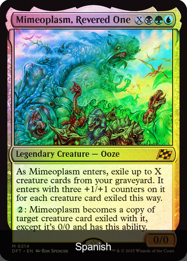 Mimeoplasm, Revered One Foil [Spanish]