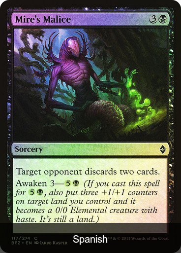 Mire's Malice Foil [Spanish]