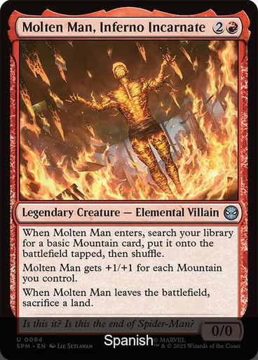 Molten Man, Inferno Incarnate [Spanish]