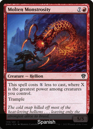 Molten Monstrosity [Spanish]