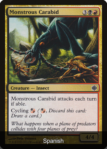 Monstrous Carabid [Spanish]