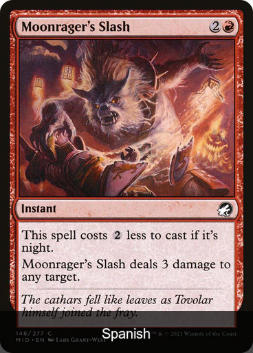 Moonrager's Slash [Spanish]