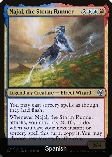 Najal, the Storm Runner [Spanish]