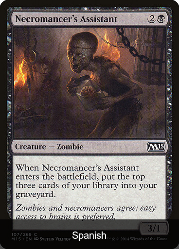 Necromancer's Assistant [Spanish]