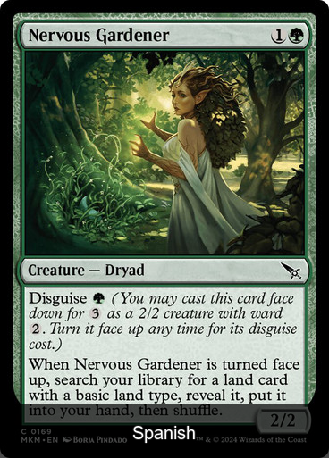 Nervous Gardener [Spanish]