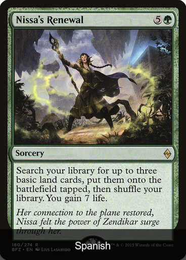 Nissa's Renewal [Spanish]