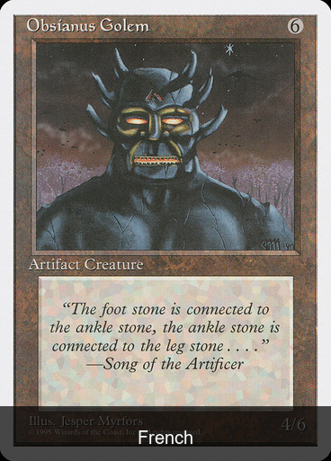 Obsianus Golem [French]