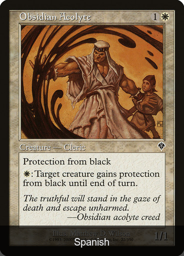 Obsidian Acolyte [Spanish]