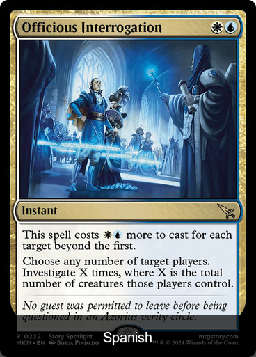 Officious Interrogation [Spanish]