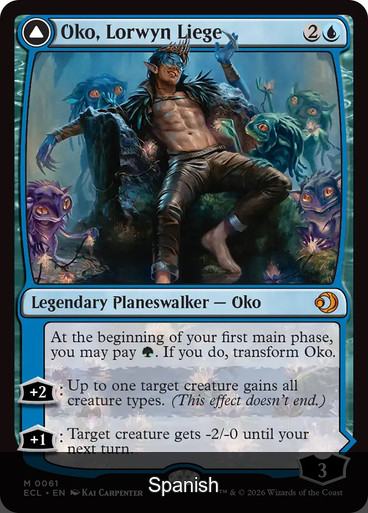 Oko, Lorwyn Liege // Oko, Shadowmoor Scion (Default) [Spanish]
