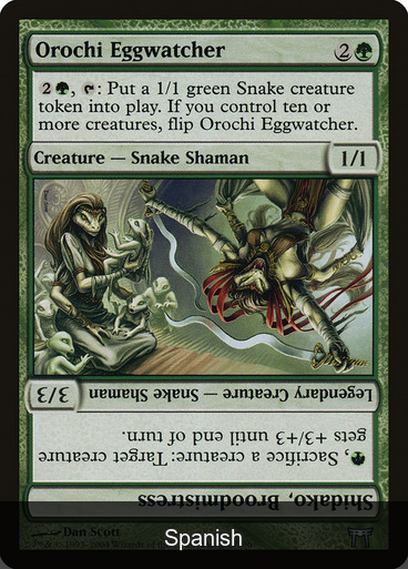 Orochi Eggwatcher // Shidako, Broodmistress [Spanish]