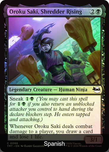 Oroku Saki, Shredder Rising Foil [Spanish]