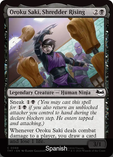 Oroku Saki, Shredder Rising [Spanish]