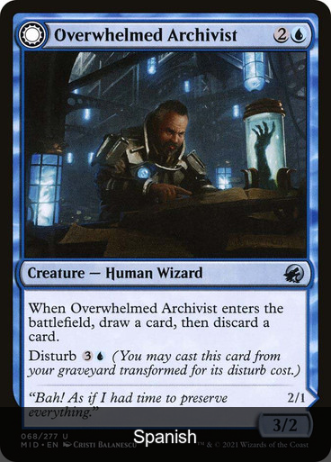 Overwhelmed Archivist // Archive Haunt [Spanish]