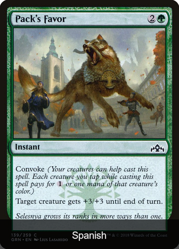 Pack's Favor [Spanish]