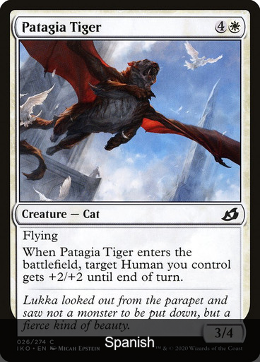 Patagia Tiger [Spanish]