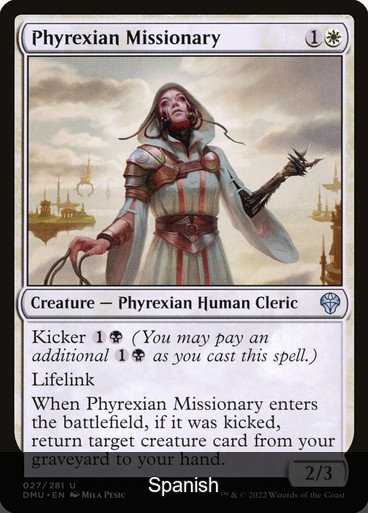 Phyrexian Missionary [Spanish]