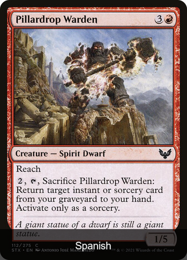 Pillardrop Warden [Spanish]