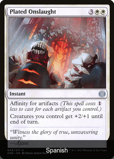 Plated Onslaught [Spanish]