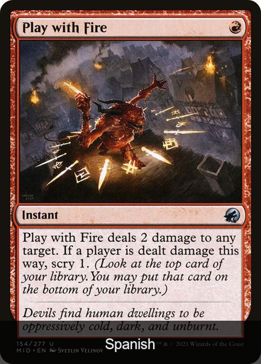 Play with Fire [Spanish]