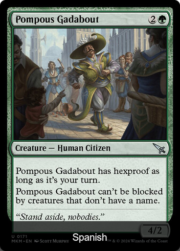 Pompous Gadabout [Spanish]