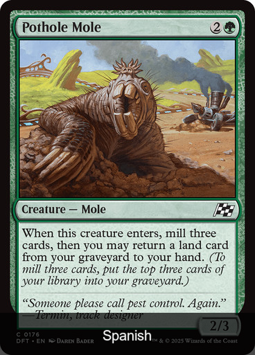 Pothole Mole [Spanish]