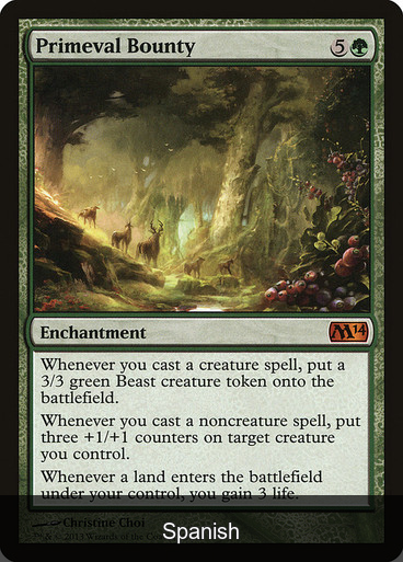 Primeval Bounty [Spanish]