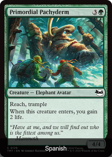 Primordial Pachyderm [Spanish]