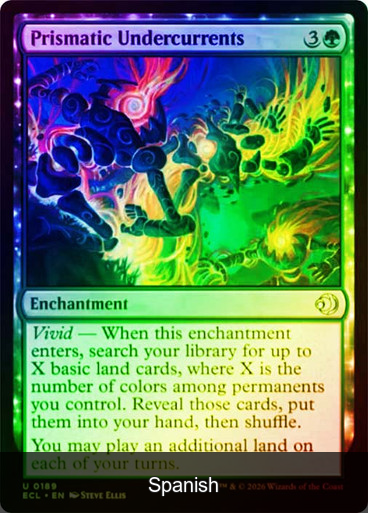 Prismatic Undercurrents (Default) Foil [Spanish]